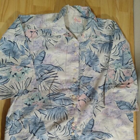 Vintage Jr's Only California Hawaiian Shirt - Picture 1 of 8